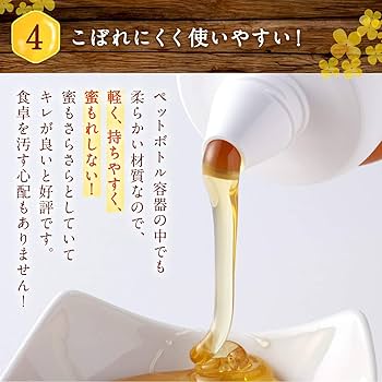 Amazon | [熊手のはちみつ] 国産純粋 はちみつ (ポリ 1kg) 100
